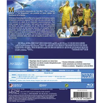 Guardianes de la Galaxia [Formato Blu-Ray]