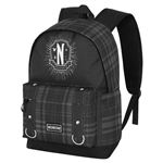 Mochila Wednesday Miércoles Chains Hs Plus Negro