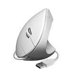 Ratón con cable Subblim Glide vertical Ergo Wired Blanco