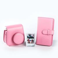 Kit de accesorios Funda + Álbum + Marco Fujifilm Rosa Flamingo para Mini 9