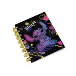 Cuaderno Coolpack Anillas B5 100 Hojas Cuadrícula Stitch Black Tropical