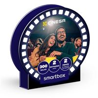 Caja Regalo Smartbox - 2 entradas de Cine con menú y bebidas para 2 personas