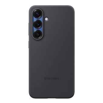 Funda de silicona Samsung Negra para Galaxy S25 - 1