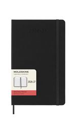 Agenda Moleskine 2026-2027 18 Meses Diaria Large Negra Tapa Dura