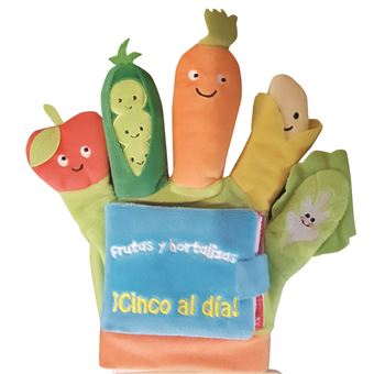 LIBRO GUANTE Frutas y hortalizas: ¡Cinco al día!