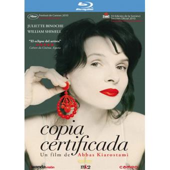 Copia certificada - Blu-Ray
