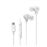 Auriculares JVC HA-FR29UC In Ear USB-C Blanco metalizado