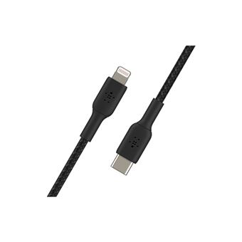 Cable Belkin USB-C Lightning Negro 1 m