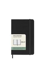 Agenda Moleskine 2026-2027 18 Meses Semanal Horizontal Poket Negra Tapa Dura