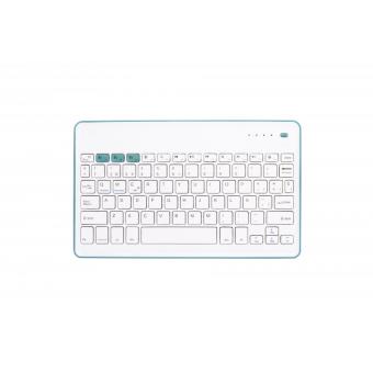 Teclado Bluetooth SilverHT Wireless KB Blanco - Azul