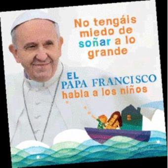 El Papa Francisco habla con los niños