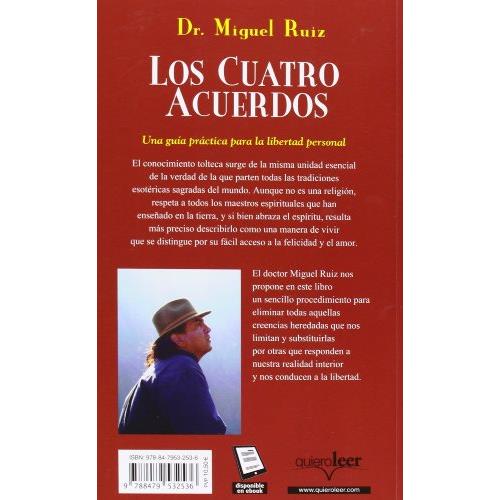 Libro Los Cuatro Acuerdos de Don Miguel Ruiz - Los 4 Acuerdos Toltecas