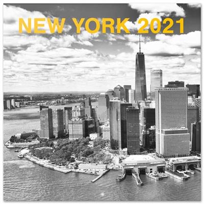 Calendario de pared Erik 2021 New York black and white