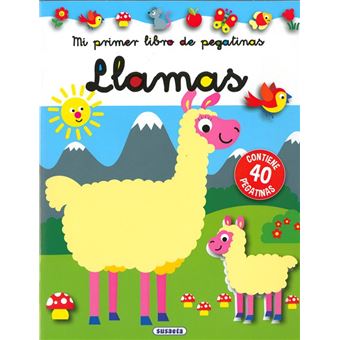 Llamas-mi primer libro de pegatinas