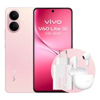 Bundle Vivo V60 Lite 5G 6,77" 256GB Pop Pink + Auriculares Noise Cancelling Vivo Buds Air3 con estuche de carga + Cargador Vivo 90W FlashCharge