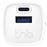 Cargador de red T'nB USB-C + USB-A GaN Power Delivery 30W Blanco