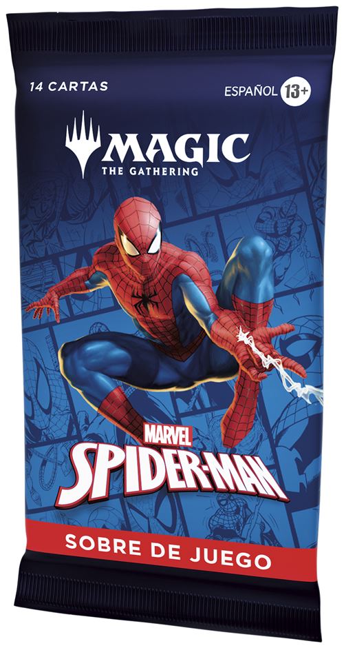 Magic the Gathering Marvel Spiderman Sobre de juego Juego de