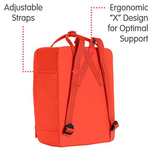 Fjallraven Kanken Sports Backpack, Unisex-Adult, Rowan Red, :  : Ropa, Zapatos y Accesorios