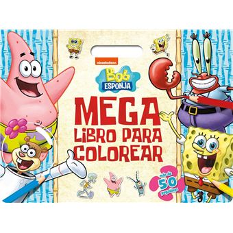 Bob Esponja Megalibro Para Colorear
