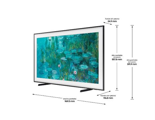  SAMSUNG Smart TV Class QLED 4K LS03B Series The Frame Quantum  HDR de 32 pulgadas con Alexa incorporado (QN32LS03BBFXZA, modelo 2022) :  Electrónica