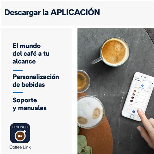 Cafetera Superautomática De'Longhi Dinamica Plus ECAM 370.95.T, Molinillo  integrado, 12 recetas, 1450W, 19 bar, Titanio - Comprar en Fnac