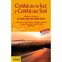 Mapa de carreteras de la Costa de la Luz y la Costa de Sol