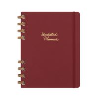 Agenda De 18 Meses De Julio De 2025 A Diciembre De 2026, 8.5 X 11 Pulgadas, AIMPEAK Agenda Mensual 2025-2026 Con Encuadernación En Espiral, Piel Sintética, Morado