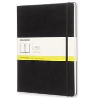 Libreta Moleskine Plain Notebook XL Negro Liso