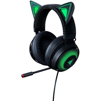 Headset gaming Kraken Kitty Negro Auriculares para ordenador -