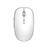 Ratón inalámbrico recargable 2,4 G Accsup Dual Blanco