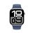 Apple Watch Series 10 GPS 46mm Caja Aluminio Plata y Correa deportiva Denim - Talla S/M