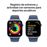 Apple Watch Series 10 GPS 46mm Caja Aluminio Plata y Correa deportiva Denim - Talla S/M