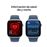 Apple Watch Series 10 GPS 46mm Caja Aluminio Plata y Correa deportiva Denim - Talla S/M