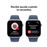 Apple Watch Series 10 GPS 46mm Caja Aluminio Plata y Correa deportiva Denim - Talla S/M