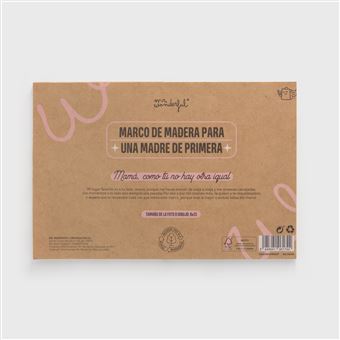 Marco De Madera Mr. Wonderful Con Forma De Libro – Definición Emotiva De Papá, Tamaño 8x13 Cm, Para Foto O Dibujo