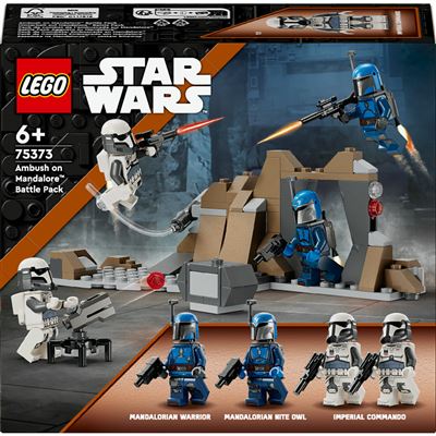 Lego star wars tm 75373 pack de combate: emboscada en mandalore
