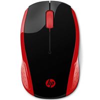 Ratón inalámbrico HP 200 Rojo