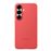 Funda de silicona Samsung Roja para Galaxy S25