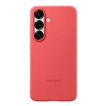 Funda de silicona Samsung Roja para Galaxy S25