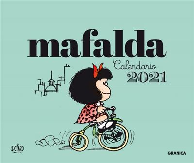 Calendario de escritorio Mafalda 2021 Verde