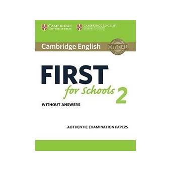 Cambridge English First For Schools 2 Student'S Book Without Answers