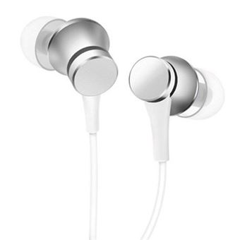 Auriculares con cable Xiaomi Mi In Ear Headphones Basic con microfóno plata