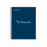 Cuaderno A5 Miquelrius Emotions Cuadrícula 5mm Azul Marino