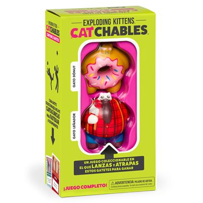 Juego de cartas exploding kittens: catchables 2-pack 1