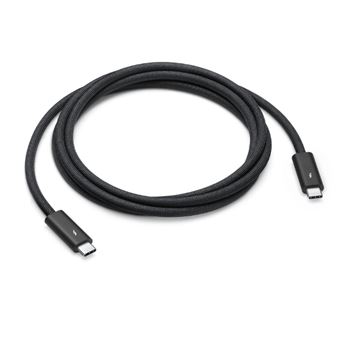 Cable Apple USB-C a USB-C Thunderbolt 4 Pro Negro 1,8m