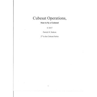 Cubesat Operations - 1