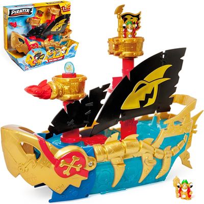 Figura magic box piratix adventure world shark ship