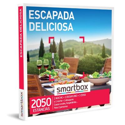 Caja Regalo Hombre mujer pareja idea escapada deliciosa 2050 estancias en alojamientos rurales posadas hospederías masías y mucho