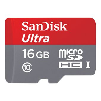 Tarjeta microSDHC SanDisk Ultra 16GB