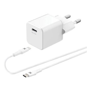 Cargador WeFix AC 20W + Cable USB-C 1m Blanco